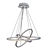 Modern LED Ring Chandelier 3D model small image 3