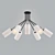 Industrial Loft Chandelier 3D model small image 1