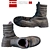 Retro Men's Shoes 110 - Vintage Style with Detailed Design 3D model small image 5