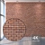 Title: High-Resolution Brick Texture 3D model small image 1