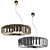 Industrial-inspired Chandelier with Vintage Charm 3D model small image 2