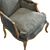 Elegant L.XV Armchair: Classic Comfort 3D model small image 3