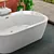 Double Comfort Acrylic Bathtub 3D model small image 2