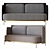 Sleek Minotti Sofa Tape 3D model small image 2