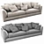 Sleek B&B Italia Richard Sofa 3D model small image 4