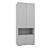 Modern Compact Wardrobe 3D model small image 2