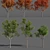 Variations of Trees (Summer-Autumn) 3D model small image 1