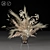 Eternal Bloom: Dried Flower Bouquet 3D model small image 8