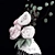 Elegant Peony Blossom Bouquet 3D model small image 3