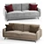 Modern Doimo Salotti Bristol Sofa 3D model small image 1