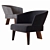 Elegant Minotti Small Armchair 3D model small image 2