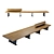 Elegant Metalco Italy Canape Bench 3D model small image 2