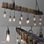 Title: Edison Bulb Wood Beam Chandelier

Description: Handcrafted wooden beam chandelier featuring vintage-style Edison bulbs. Perfect for adding a 3D model small image 1