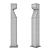 Contemporary MOAI Light Bollard 3D model small image 2