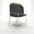 Sleek Contemporary Chair 3D model small image 2