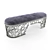 Sleek Amanda Longhi Bench 3D model small image 2