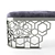 Sleek Amanda Longhi Bench 3D model small image 5