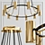 Elegant Ring Chandelier 3D model small image 1