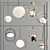 Elegant Pendant Light Collection 3D model small image 2