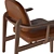Fred JH97 Lounge Chair | Sleek and Stylish Comfort 3D model small image 2