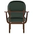 Fred JH97 Lounge Chair | Sleek and Stylish Comfort 3D model small image 4