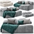 Modern Elegance Sofa Set 3D model small image 1