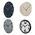 Modern Wall Clock Collection - Set of 4 3D model small image 2