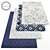 Modern Style Rugs Set with 5 Extra Textures 3D model small image 1