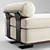 Sophisticated Crillon Daybed: Mattaliano's Stylish Addition 3D model small image 2