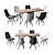 4union Dining Set: Elegant, Modern, and Functional 3D model small image 3