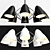 Modern Sputnik Pendant Light in Black & White 3D model small image 1