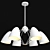 JLYLITE 6-Light Sputnik Pendant 3D model small image 2