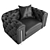 Vincent Modern Armchair: Sleek, Chic, and Comfortable 3D model small image 3