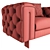 Vincent Modern Armchair: Sleek, Chic, and Comfortable 3D model small image 5