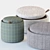 Versatile Pouf Storage Solution 3D model small image 2