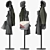 Naula Modern Coat Rack 3D model small image 1