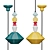 Ferroluce Deco Lariat Pendant: Timeless Elegance 3D model small image 3