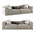 Urbanfun Caring Stripes Sofa 3D model small image 1