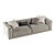 Urbanfun Caring Stripes Sofa 3D model small image 2