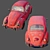 Vintage Beetle Car: Classic Charm on Wheels 3D model small image 7