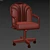 Cearley Upholstered Dining Chair - Stylish and Comfortable 3D model small image 3