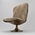 Elegant Marilyn Armchair by Baxter 3D model small image 4