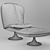 Elegant Marilyn Armchair by Baxter 3D model small image 5