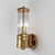 Modern Brass Pendant Light, 300mm Height 3D model small image 1