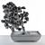 Vibrant Rainbow Bonsai Tree 3D model small image 5