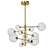 Elegant Argento Chandelier - Timeless Neoclassical Design 3D model small image 1