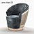 Stylish Armchair - Designer Edition 3D model small image 1