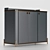 Sleek Taycan Cabinet: Stylish Storage Solution 3D model small image 1