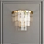 Sleek Glass Panel Light Fixture 3D model small image 1