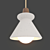 Sleek UFO Pendant Lamp: Modern Style 3D model small image 3